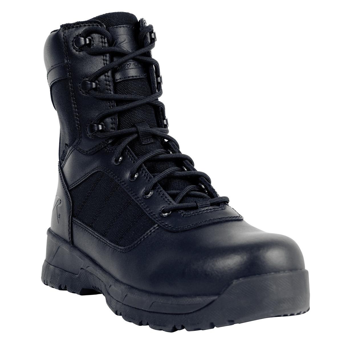 Rothco Guardian 8 Inch Men’s Tactical Boots Black - Frontline Worker Footwear, Men’s  Design Fashion Workwear Boot