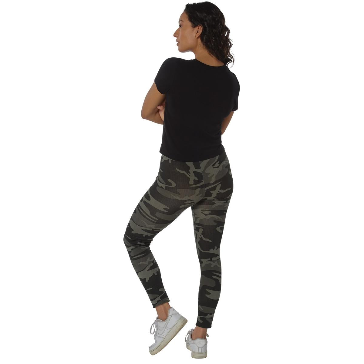 Rothco Women's Camo Leggings - Bottoms for Women - Womenswear Rothco Women's Camo Leggings, Cotton Spandex Form Fitting Perfect Fashion Legging Pants