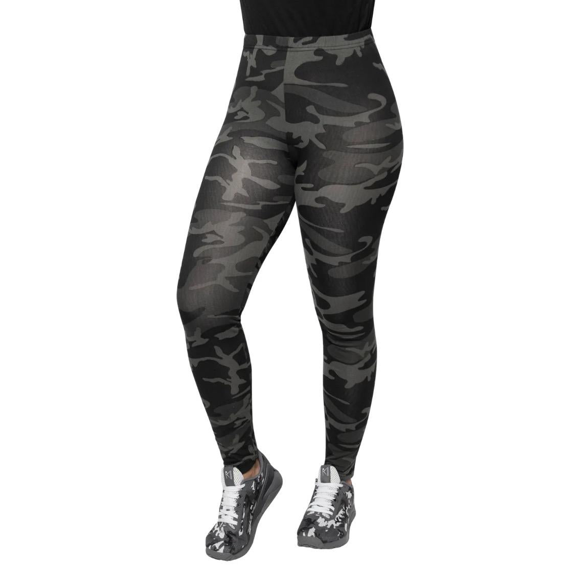 Rothco Women's Camo Leggings - Bottoms for Women - Womenswear Rothco Women's Camo Leggings, Cotton Spandex Form Fitting Perfect Fashion Legging Pants