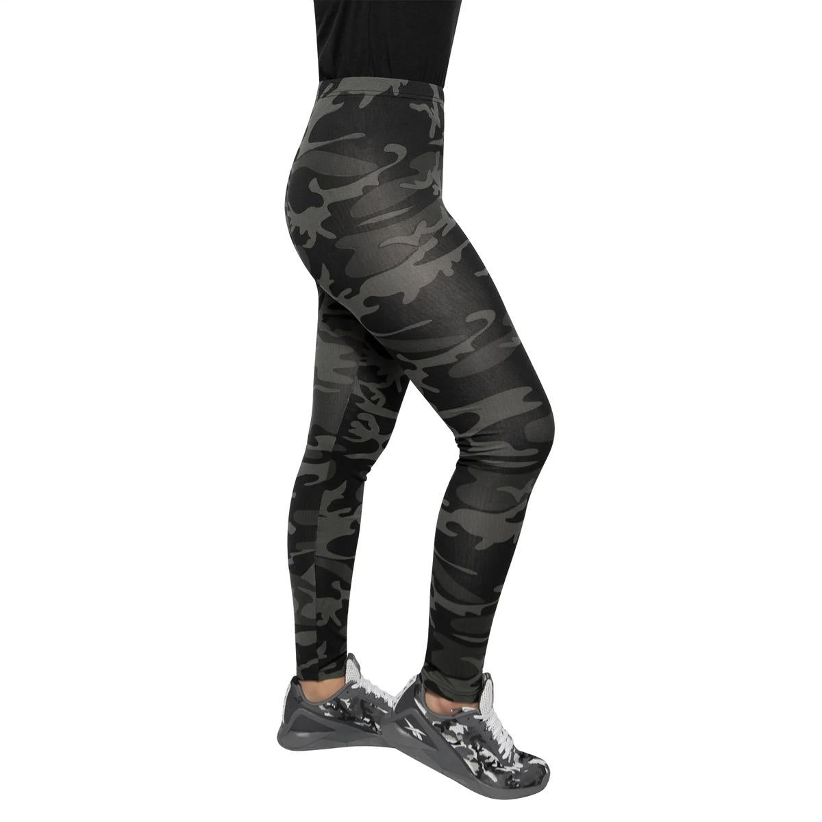 Rothco Women's Camo Leggings - Bottoms for Women - Womenswear Rothco Women's Camo Leggings, Cotton Spandex Form Fitting Perfect Fashion Legging Pants