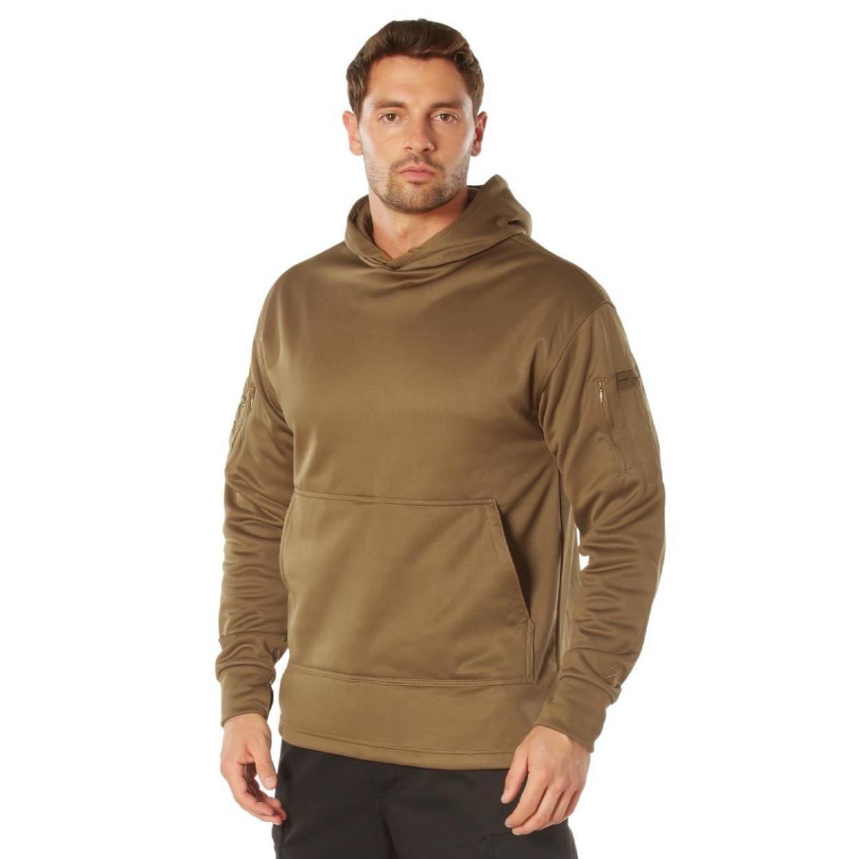 Rothco Concealed Carry Midnight Camo Hoodie - Men's Classic Casual Plain Sweatshirt, Unisex Longsleeves Sweaters Top cool graphic