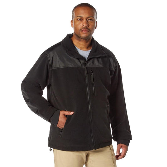 ROTHCO Spec Ops Fleece Jacket for Men with CCW and Tactical Pockets - Collar, Menswear