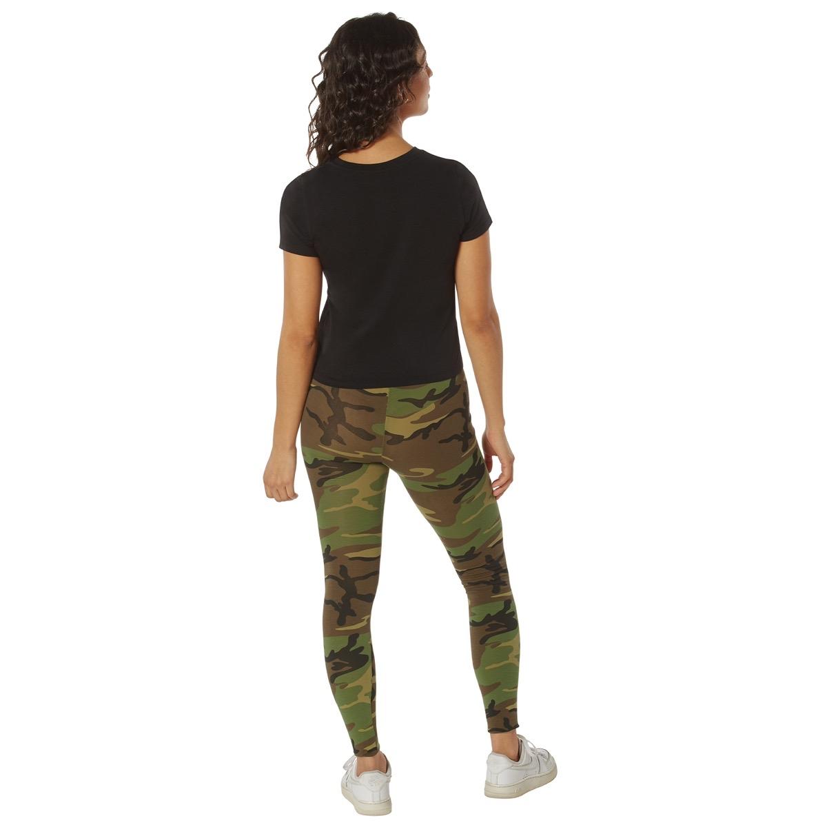 Rothco Women's Camo Leggings - Bottoms for Women - Womenswear Rothco Women's Camo Leggings, Cotton Spandex Form Fitting Perfect Fashion Legging Pants