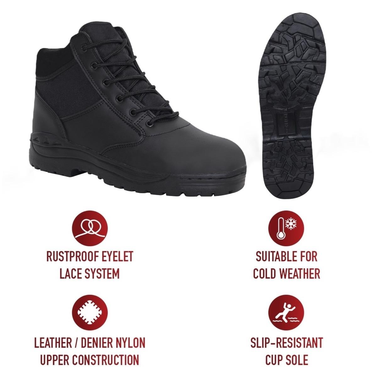 Rothco Forced Entry Security Boots Closed Insole Lace Leather Comfort Walking Shoes Footwear Boot