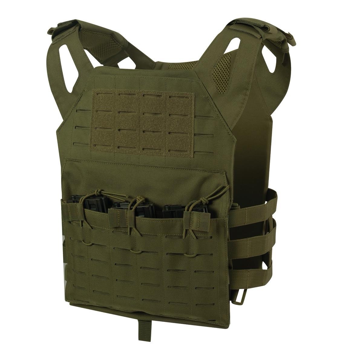 ROTHCO Lightweight Armor Carrier Vest - Black, Coyote Brown, Olive Drab, MultiCam 20 Rows of MOLLE Slots, Adjustable Sizing
