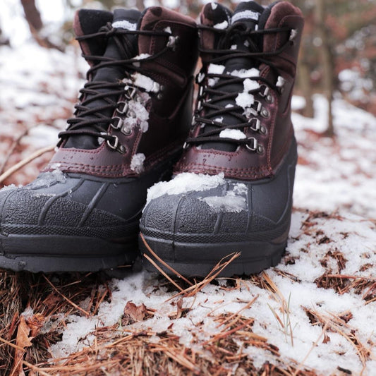 Rothco Cold Weather Hiking Boots - 8 Inch, Black, Waterproof Leather Uppers