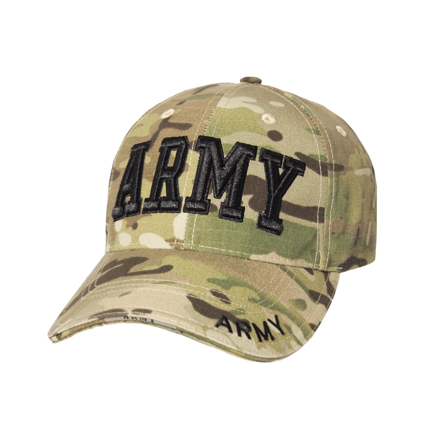 Rothco Deluxe Army Embroidered Low Profile Insignia Cap Military Army Hat - Adult Unisex Hats