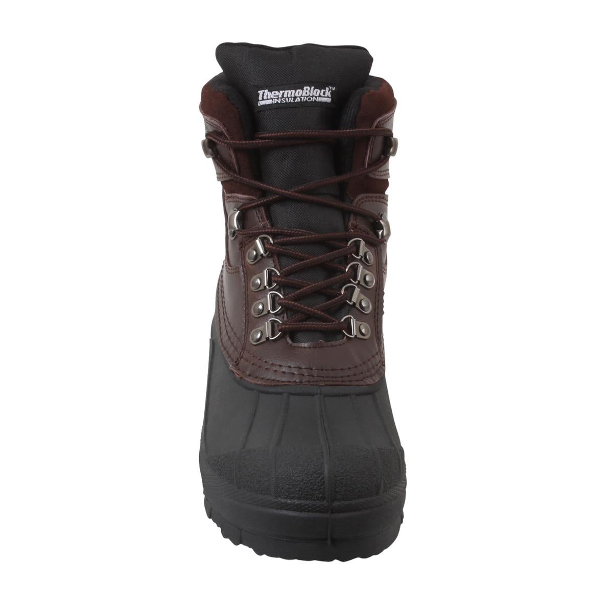 Rothco Cold Weather Hiking Boots - 8 Inch, Black, Waterproof Leather Uppers