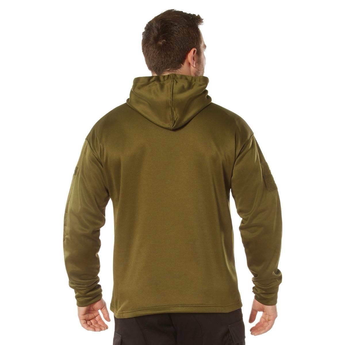 Rothco Men’s Casual Hoodie Rothco Men’s Concealed Carry Hoodie Menswear Pullover Long Sleeve Polyester Kangaroo Pocket Sweatshirt