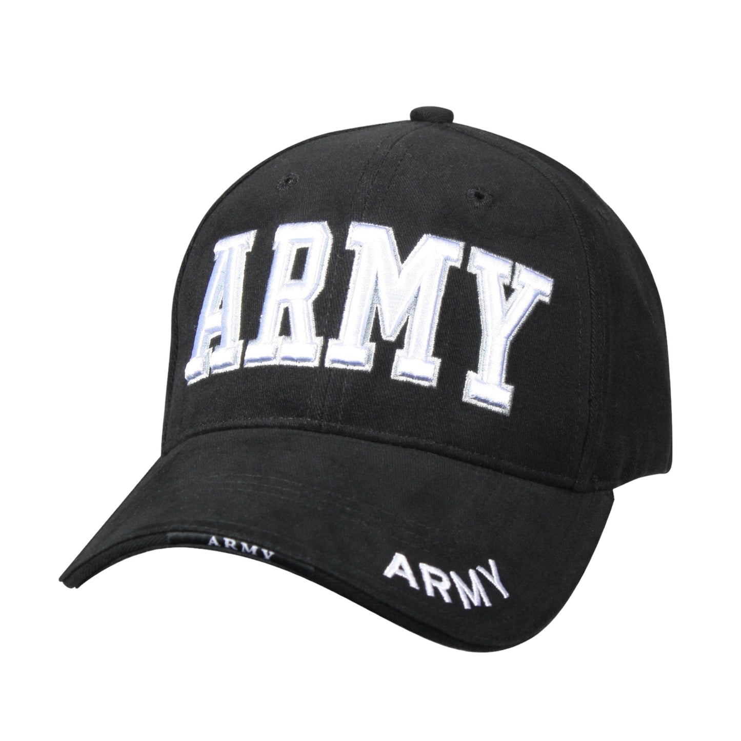 Rothco Deluxe Army Embroidered Low Profile Insignia Cap Military Army Hat - Adult Unisex Hats