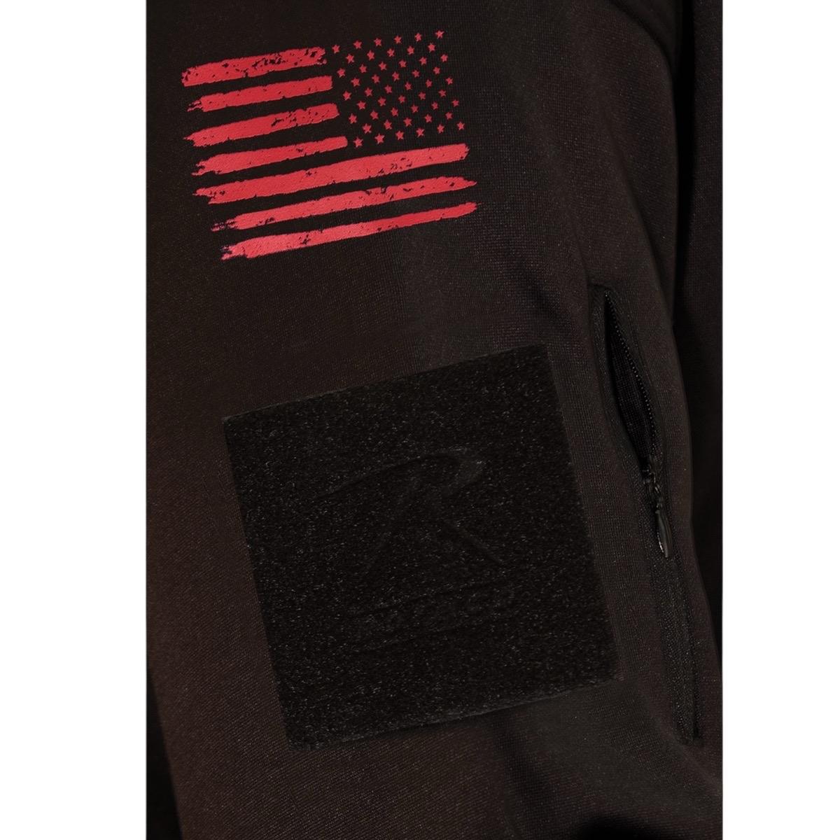 ROTHCO Concealed Carry R.E.D. Hoodie with American Flag Graphic for Men cool
