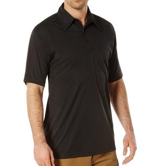 Rothco Tactical Performance Polo Shirt for Men - Moisture-Wicking Fabric, Mic Clips, Pen Pockets - Menswear, Long
