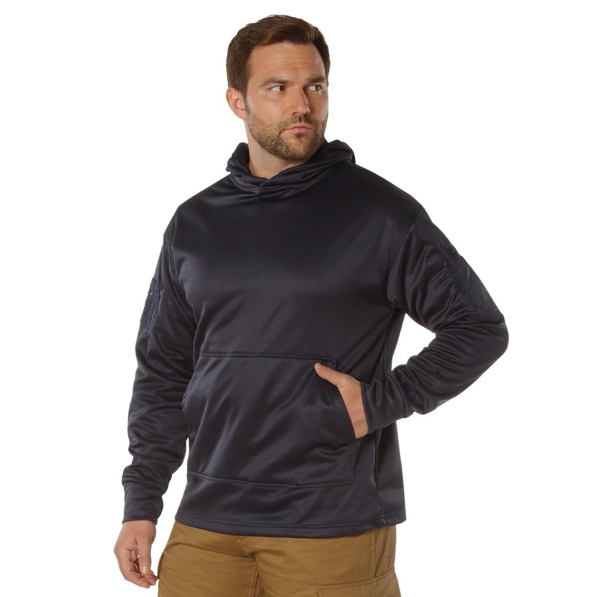 Rothco Concealed Carry Hoodie - Waistband-carry Kangaroo Pocket - Fabric Menswear Tops Casual Pullover Long Sleeve sweatshirt