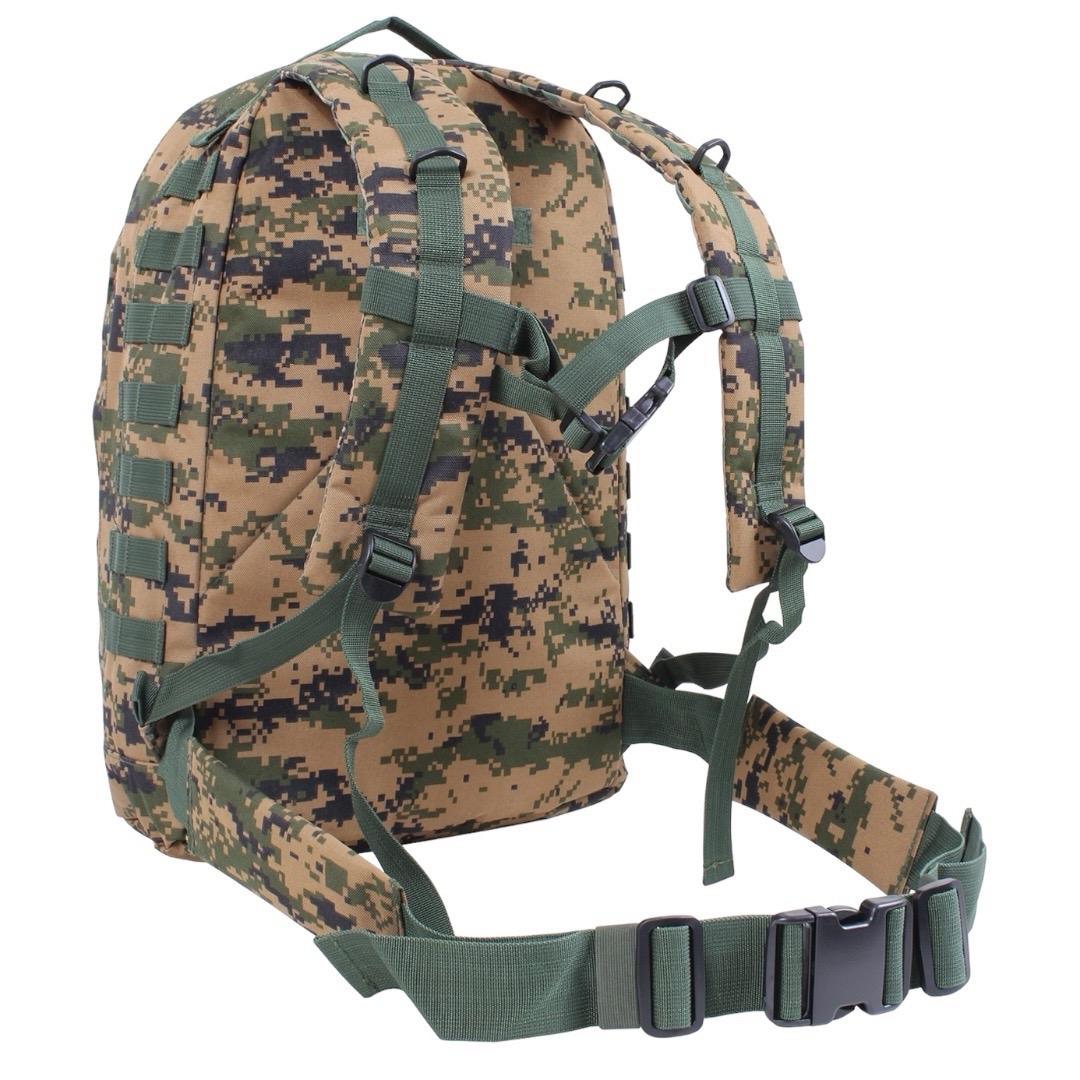 Rothco MOLLE II 3-Day Assault Backpack Rothco Molle Military Tactical Assault Pack Comfortable Carry Adjustable Padded Shoulder Straps, Sternum Strap, And Waist Belt For Stability And Comfort