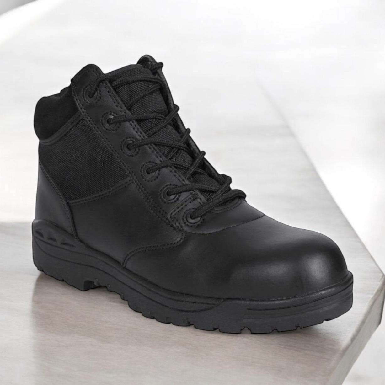 Rothco Forced Entry Composite Toe Tactical Boots - 6 Inch, Black, Available in Various Sizes -  Walking Shoes Comfort Footwear Closed Lace Rubber Leather