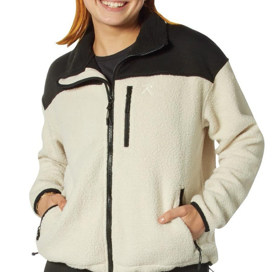 Rothco Women’s Trailsman Sherpa Fleece Jacket Everyday Comfortable Outdoor Womenswear Casual Coats Jackets casual coat