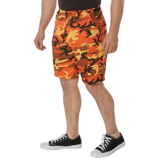 Rothco Colored Camo BDU Shorts Rothco Colored Camouflage Cargo Shorts Adult Unisex Hiking Shorts Hunting Cargo Shorts