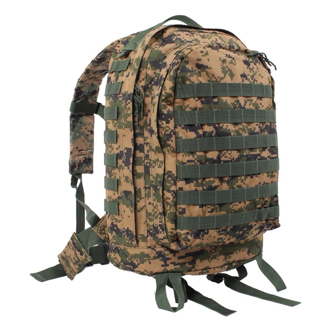 Rothco MOLLE II 3-Day Assault Backpack Rothco Molle Military Tactical Assault Pack Comfortable Carry Adjustable Padded Shoulder Straps, Sternum Strap, And Waist Belt For Stability And Comfort