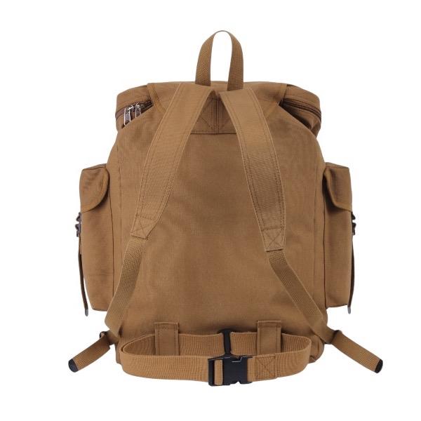Rothco Canvas European Style Rucksack, Heavyweight Canvas Material