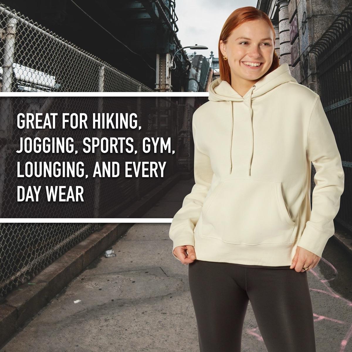 Rothco Women's Every Day Hoodie - Long Sleeve, Breathable, Kangaroo Pocket, Phone Pocket, Ladies Top Sweatshirt Soft Comfortable Womenswear Fabric Pullover Everyday Cotton Fleece