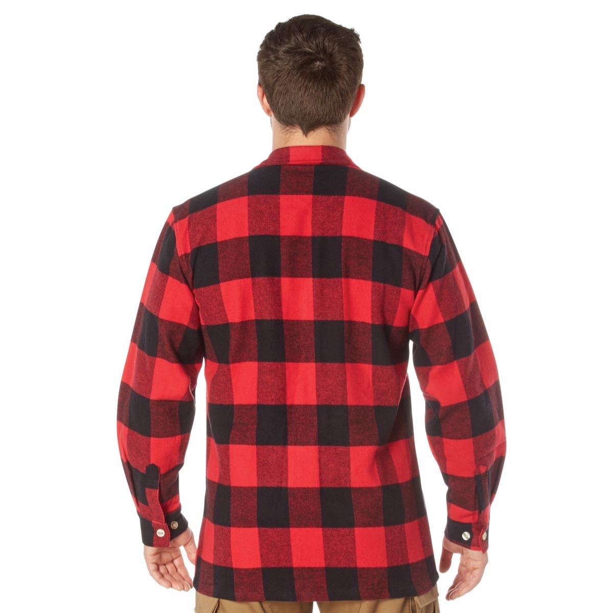 Rothco Concealed Carry Flannel Shirt, Rothco Men’s Flannel Shirt  Designed With EDC (Everyday Carry) Comfortable Longsleeves Cotton Fabric Casual Shirt Underwear Plaid Menswear Top