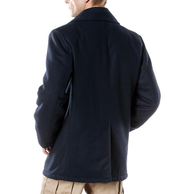 Rothco Naval Heritage Pea Coat for Men - Classic Style with Soft Wool Material and Long Sleeves