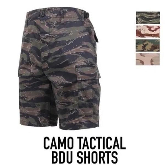 Rothco Camouflage BDU Shorts Rothco Camo Men’s Cargo Shorts Hiking Shorts