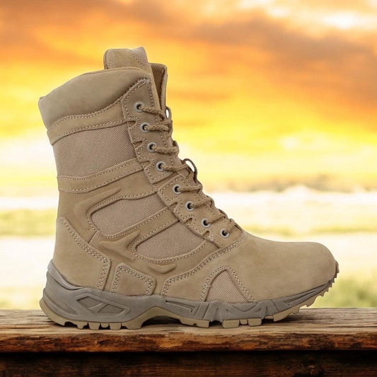 Rothco Forced Entry Deployment Boots With Side Zipper 8 Inch, Durability Lightweight Comfortable Running Hiking Climbing Boot, Men's Workwear Footwear