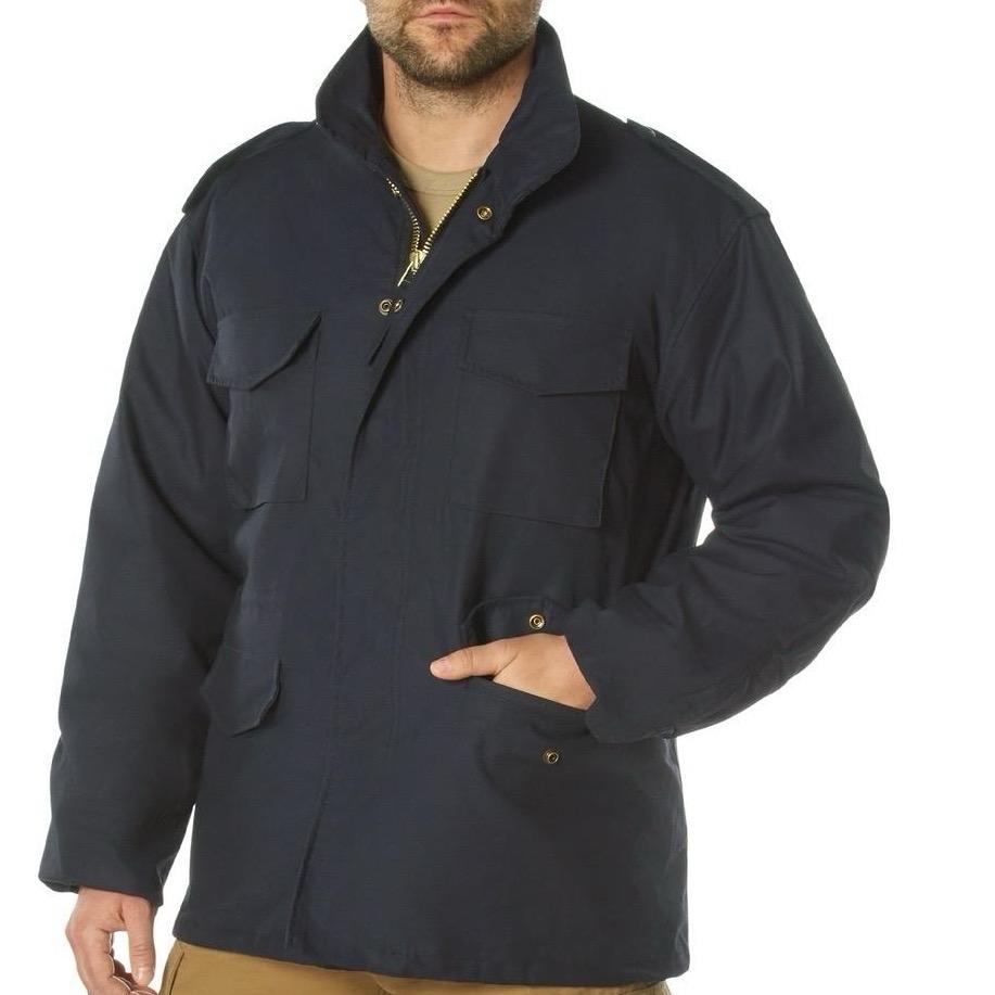 ROTHCO M-65 Field Jacket - Water Repellent Outer Shell, Removable Quilted Button-In Liner, Classic Style - Long Sleeve, Cotton