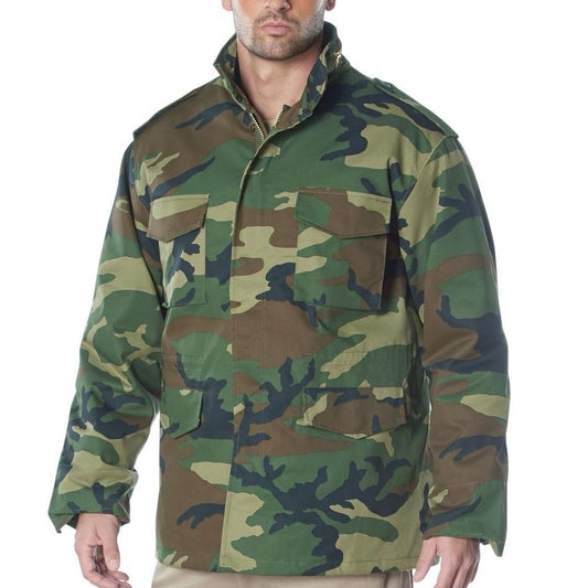 ROTHCO M-65 Field Jacket - Water Repellent Outer Shell, Removable Quilted Button-In Liner for Men - Coats, Menswear