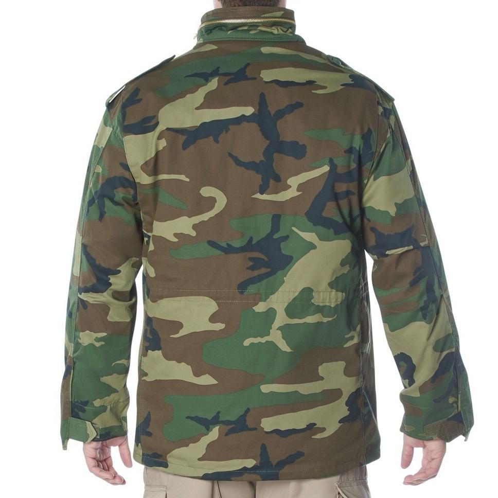 ROTHCO M-65 Field Jacket - Water Repellent Outer Shell, Removable Quilted Button-In Liner for Men - Coats, Menswear