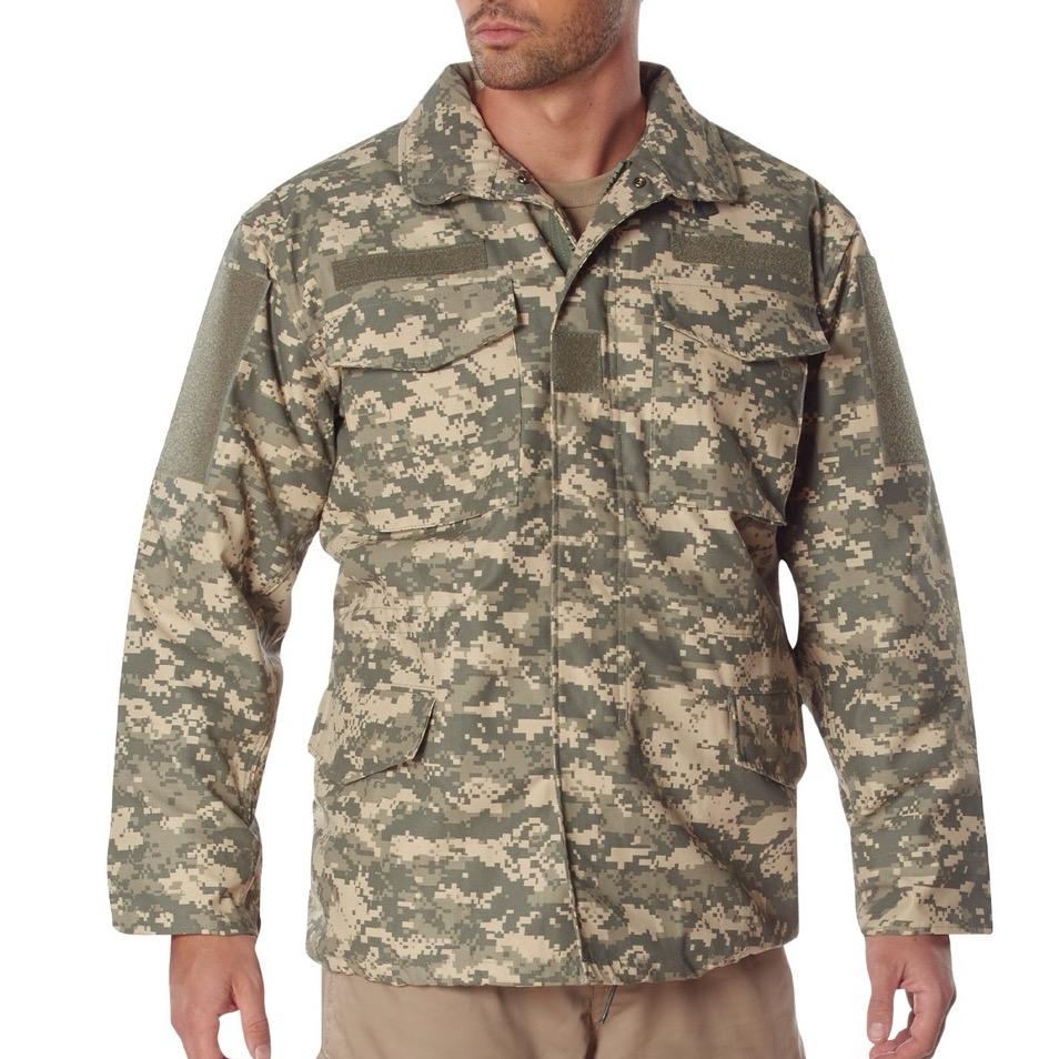 ROTHCO M-65 Field Jacket - Water Repellent Outer Shell, Removable Quilted Button-In Liner for Men - Coats, Menswear