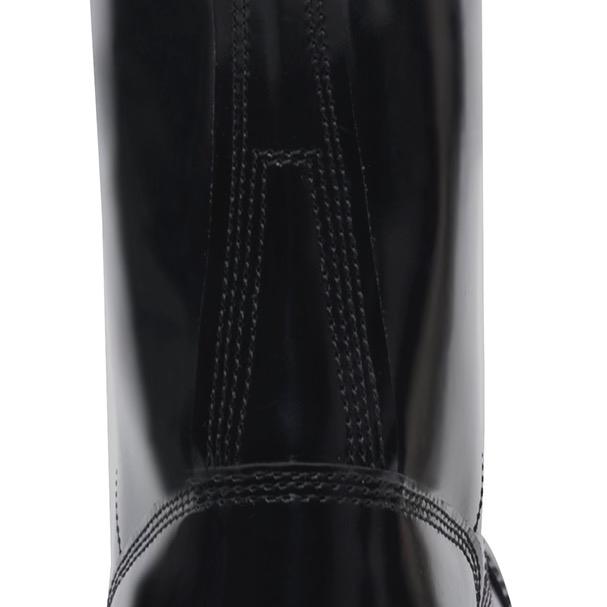 Rothco Military Leather Jump Boot - 10 Inch  Comfort Insole Footwear Hiking Boots Men’s Workwear Black Leather Tall Boots