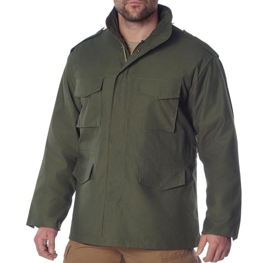 Rothco M-65 Field Jacket - Water Repellent Outer Shell, Camo Men's Classic Coat - Beige