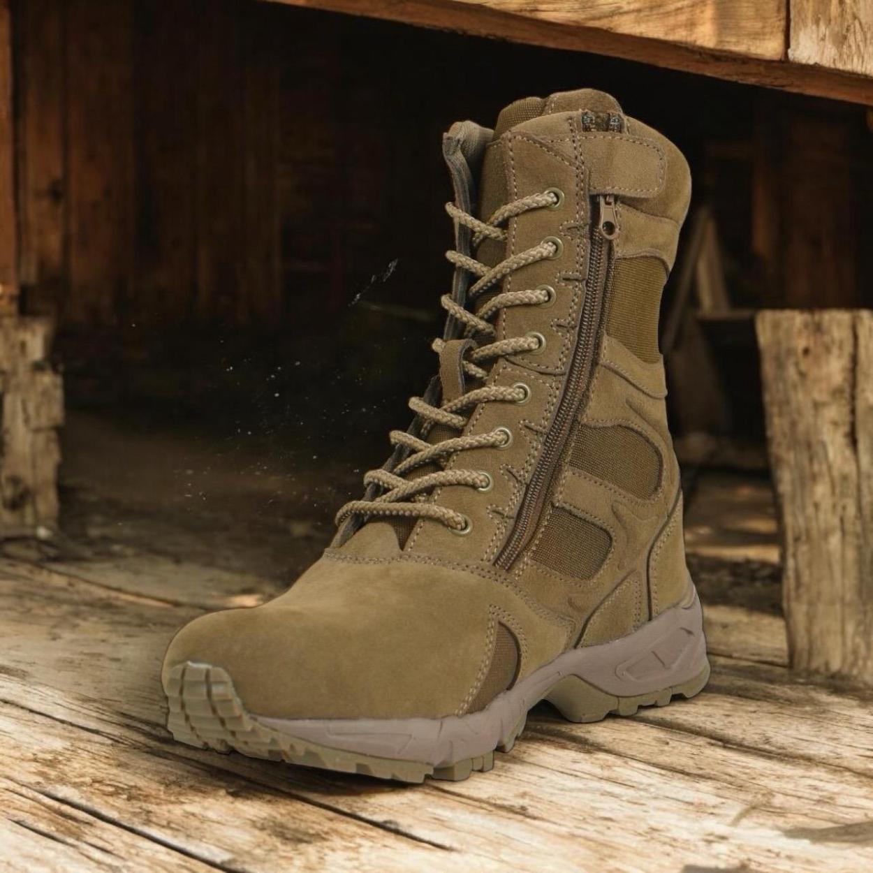 Rothco Forced Entry Deployment Boots With Side Zipper - 8 Inch