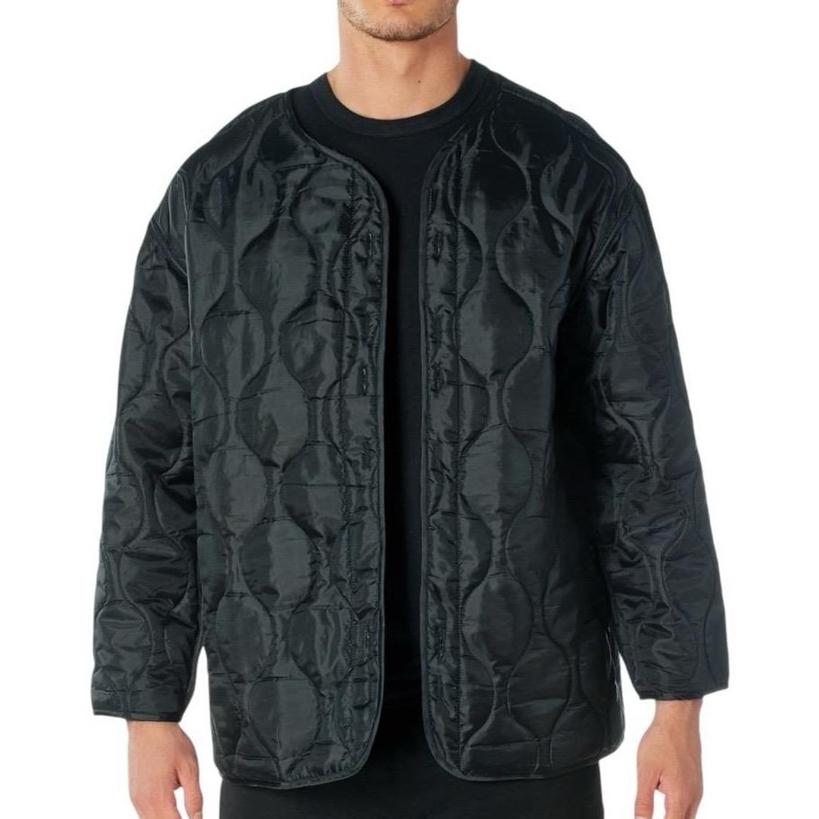 ROTHCO M-65 Field Jacket - Water Repellent Outer Shell, Removable Quilted Button-In Liner, 4 Cargo Pockets - Zipper, Small