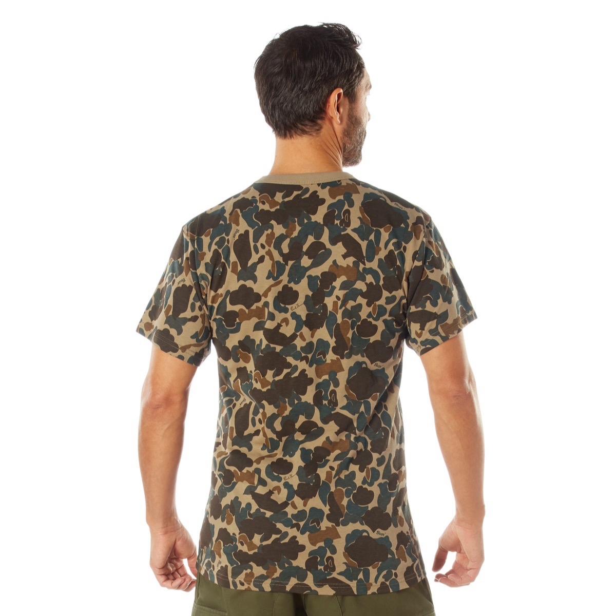 Rothco X Bear Archery Fred Bear Camo T-Shirt Rothco Military Camouflage Shirt Hiring Fred Bear Camo Hunting T-Shirt Camping Short Sleeve Shirt men gifts