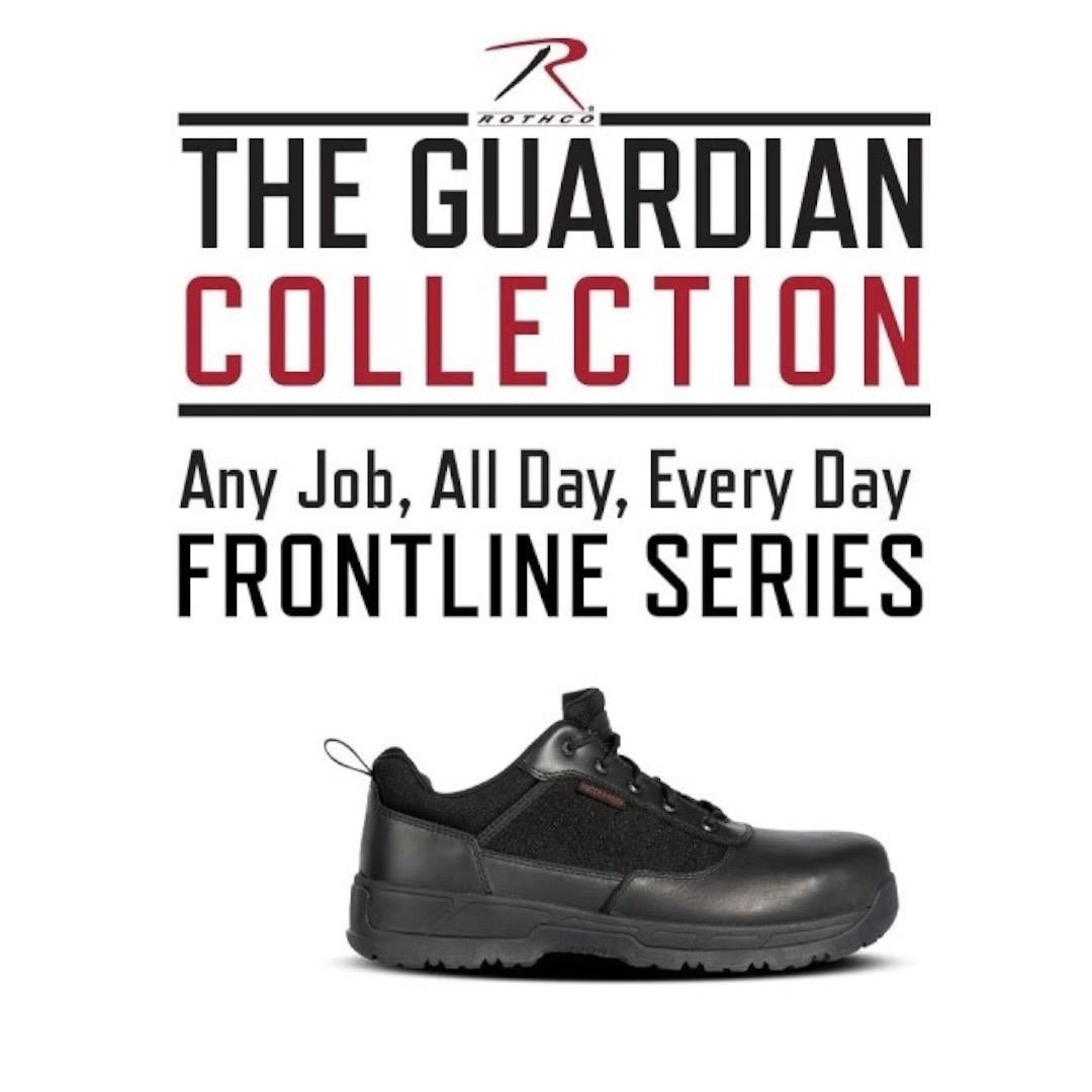 ROTHCO Guardian 4 Inch Composite Toe Tactical Shoe Boots for Men, Women, and Boys - Waterproof and Moisture-Wicking Features - Closed, Comfort Footwear Leather Worker Boot