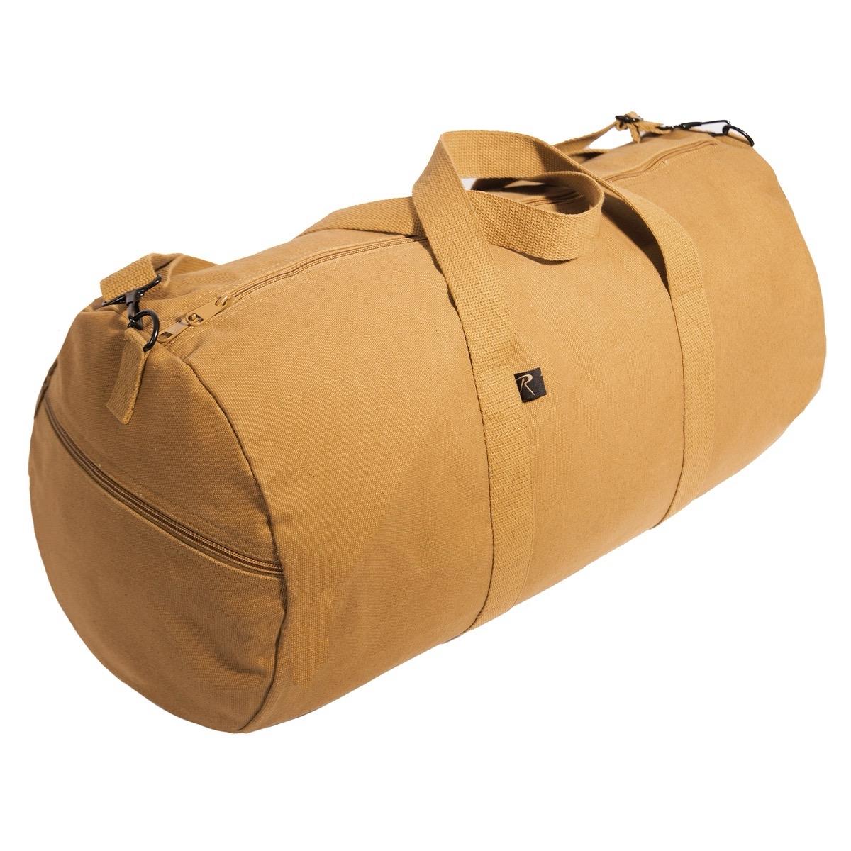 Rothco Canvas Shoulder Duffle Bag - Heavy-Duty Functionality and Style for Outdoor Adventures and Everyday Use