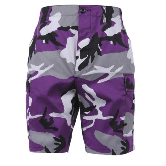 Rothco Colored Camo BDU Shorts - Multiple Colors And Sizes, Adjustable Waist Tabs, Casual Comfort Womenswear Cargo BDU Short