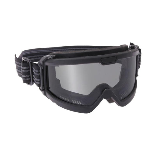 Rothco ANSI Ballistic OTG Bulletproof Goggle System - Polycarbonate Lens, TPU Frame, Removable Anti-Fog & Anti-Scratch Lenses, Interchangeable Smoke, Clear, and Yellow Lenses, Cleaning Cloth, Goggle Cover, Carry Pouch