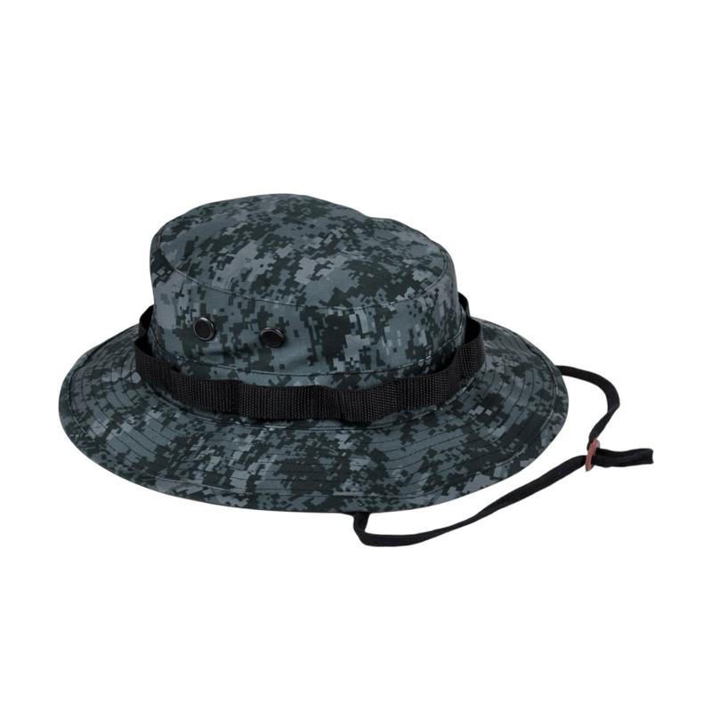 Rothco Digital Camo Boonie Hat - Adjustable Chin Strap, Durable Blend, 360-Degree Sun Defense, Tactical Camouflage for Men & Women