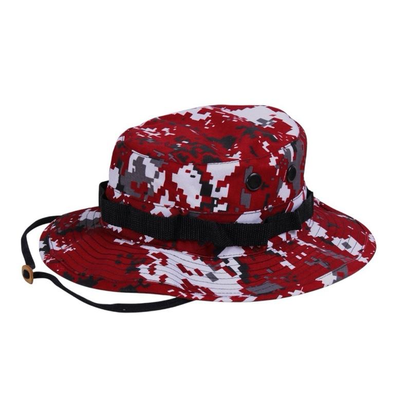 Rothco Digital Camo Boonie Hat - Adjustable Chin Strap, Durable Blend, 360-Degree Sun Defense, Tactical Camouflage for Men & Women