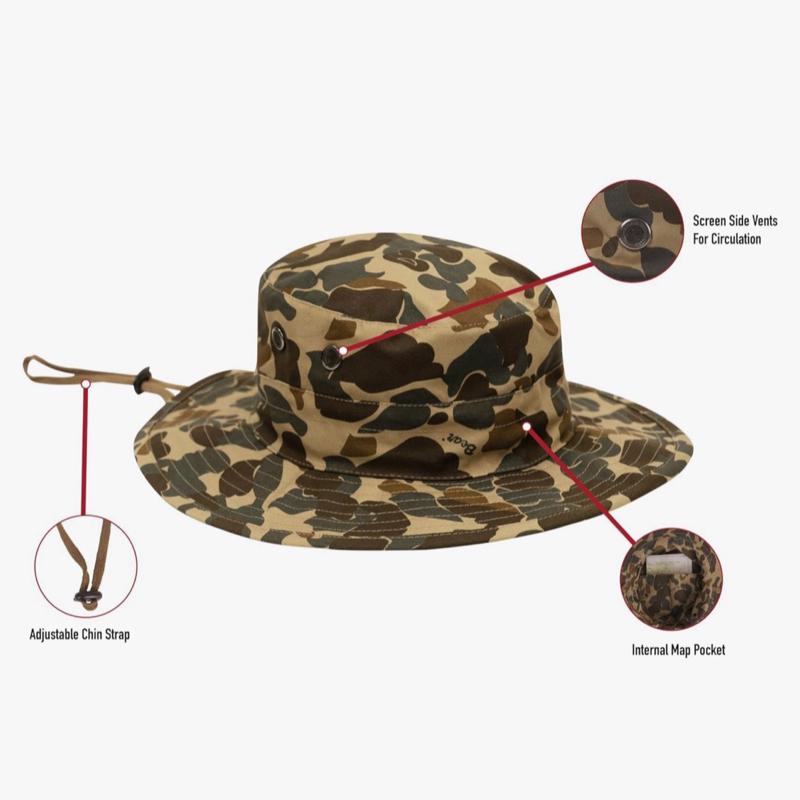 Rothco mens Rothco X Bear Archery Fred Bear Camo Adjustable Boonie Hat