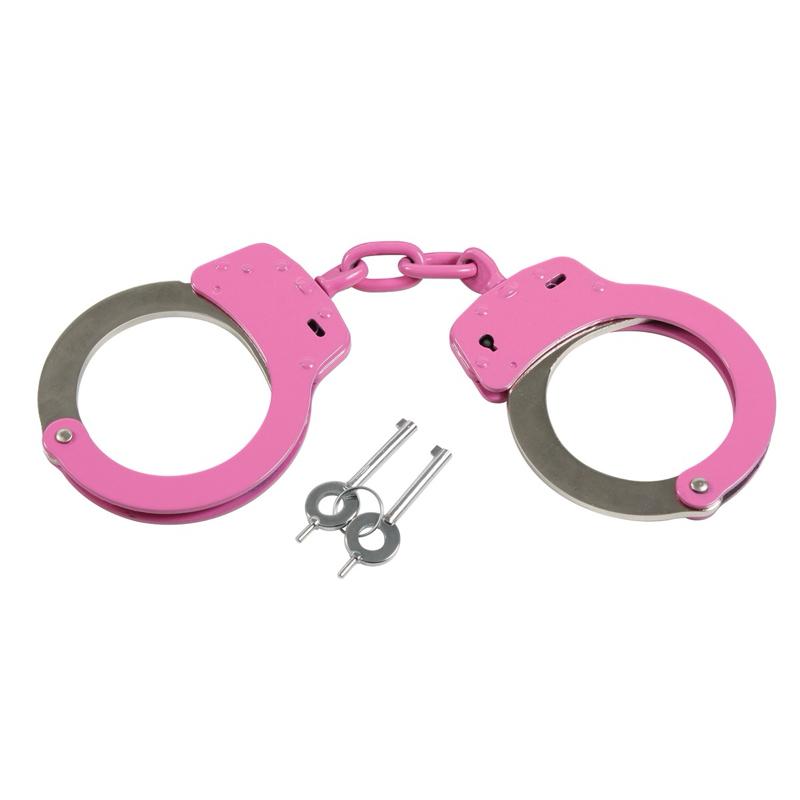 Rothco Stainless Steel Handcuffs - Colors Silver, Black, Pink