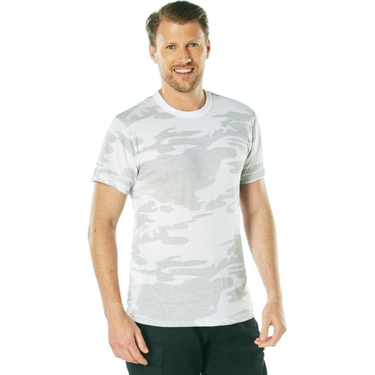 Rothco Camouflage T-Shirt - 20 Different Colors Available Sizes From XS to 8XL In Select Colors, Menswear Comfortable Stylish Casual Camouflage Outdoor T-Shirt Top Clothes