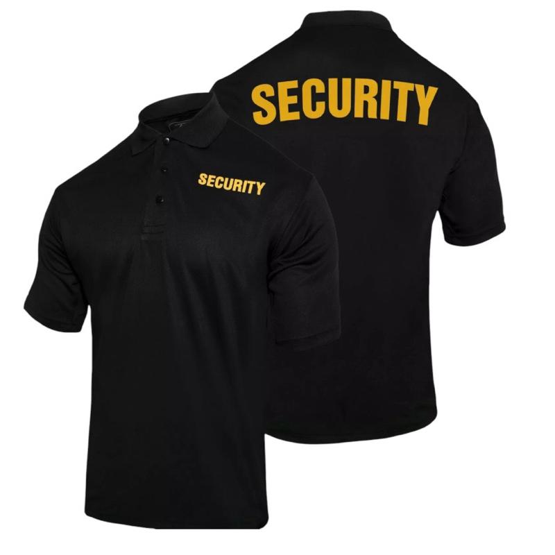 Rothco Moisture Wicking Security Polo Shirt - Rothco Menswear Short Sleeve Uniform Shirt