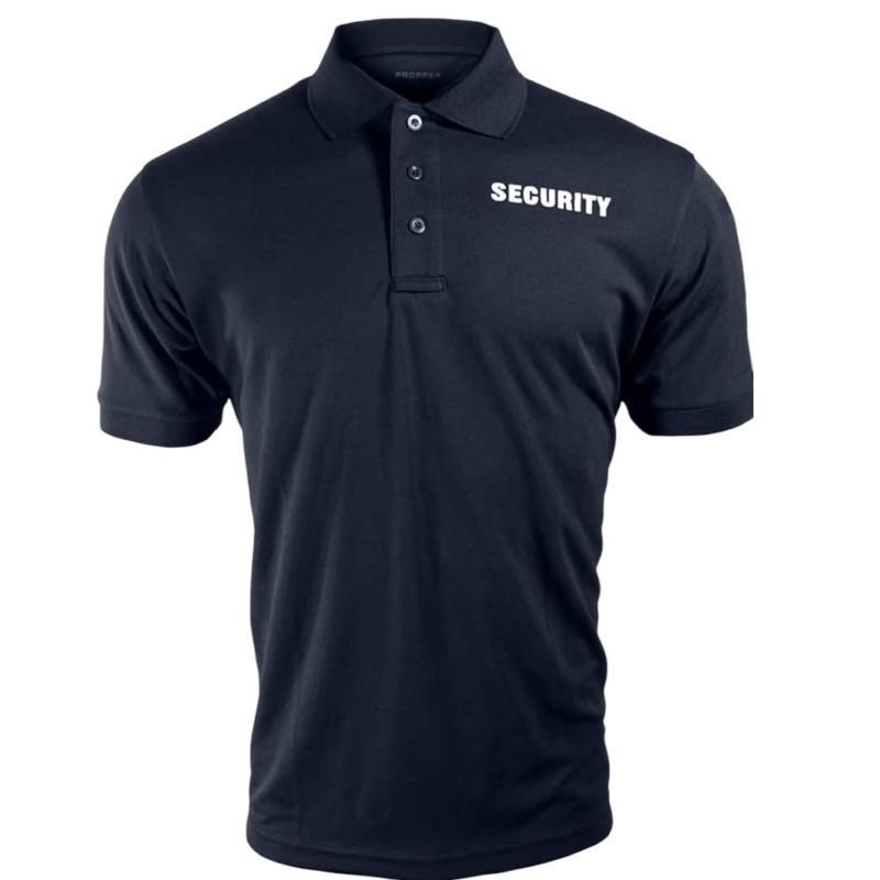 Rothco Moisture Wicking Security Polo Shirt - Rothco Menswear Short Sleeve Uniform Shirt