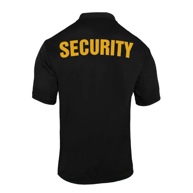 Rothco Moisture Wicking Security Polo Shirt - Rothco Menswear Short Sleeve Uniform Shirt