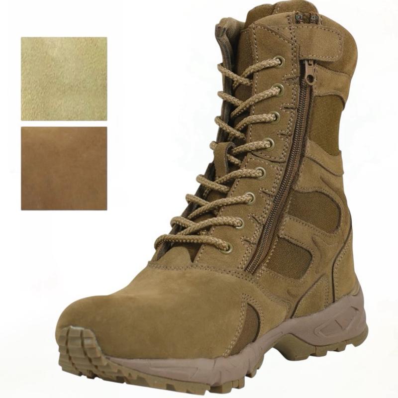 Rothco Forced Entry Deployment Men’s Boots With Side Zipper 8 Inch Boot - Coyote Brown, Tan, Footwear